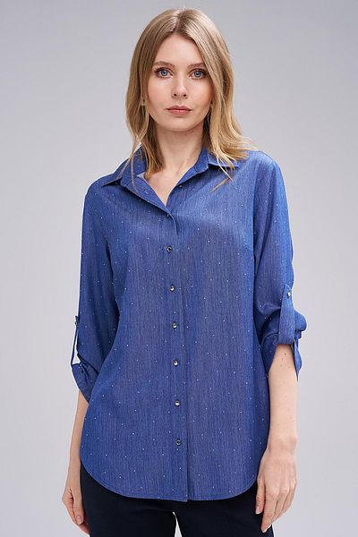 Journey Sparkle Detailed-Jean Shirt