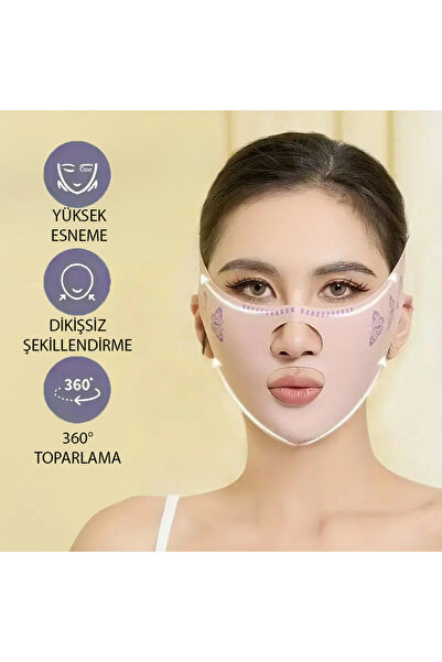 SWEAT FAST Yüz Korsesi Çene Boyun Bandı Gıdı Yanak Gıdık Toplama korsesi