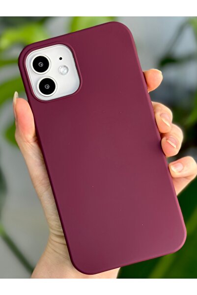 Go Aksesuar حافظة إطلاق من السيليكون السائل المخملي المتوافق مع هاتف Iphone 1...