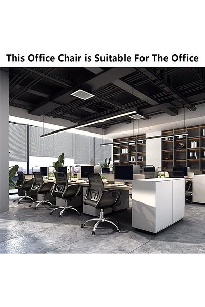 ALMUFARREJ Office Chair, Ergonomic Home Office Desk Chairs, Computer Chair with Comfortable Armrests