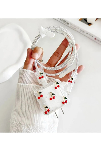 Dublin İphone 18w/20w Uyumlu Şarj Aleti Kılıfı, Şarj Kablosu Koruma Aparatı, ...