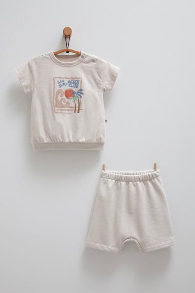 Caramell %100 Pamuk Erkek Bebek Takımı (3-18 AY ARASI)