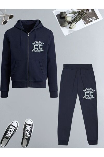 cm buseyiz Brooklyn Štampano Stilski i udoban trenerka sa kapuljačom i patent...