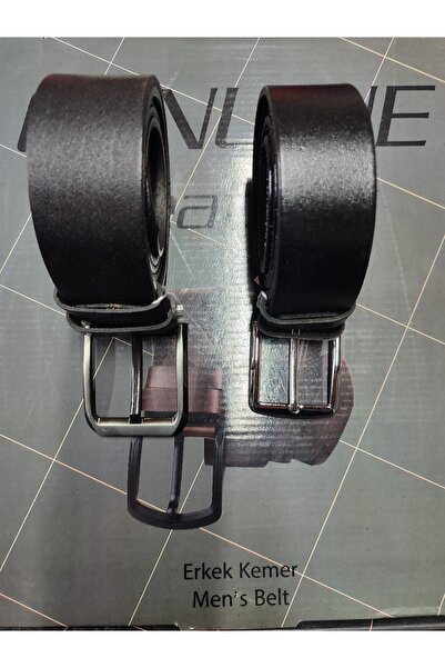 Lutti Genuine Leather Wide Denim Model Belt