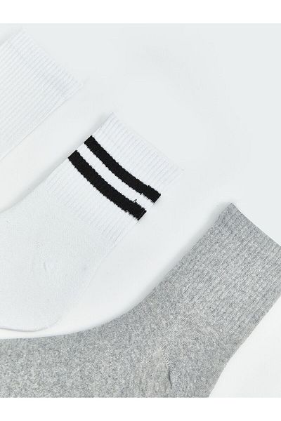 LC Waikiki Set of 7 Men's Striped Socks