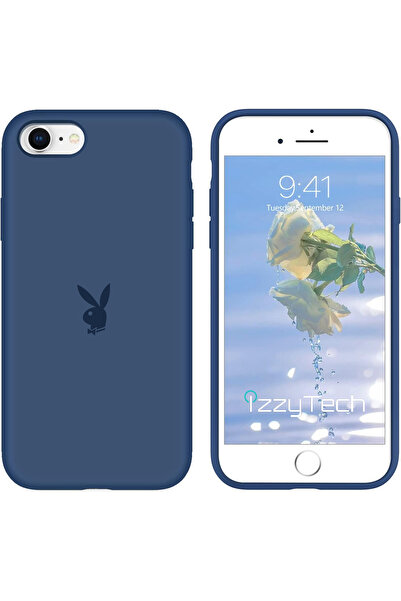 izzytech Playboy Logo Silicone Case for iPhone Se (2020), iPhone Se (2022) 7 ...