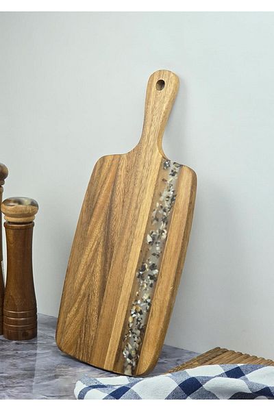 HomeTarz Acacia Cutting Board - Rectangle Cutting Board - 40 cm