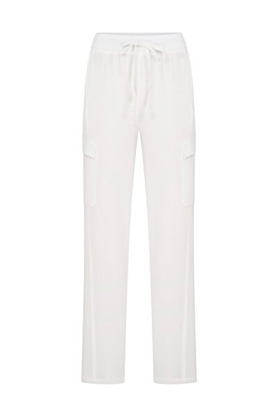 Rhow London Cargo Cepli Beyaz Scrubs Pantolon