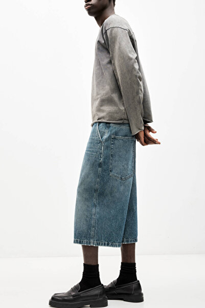 Pull & Bear Süper baggy jean şort