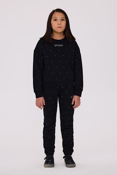 Guess Μαύρο φούτερ Bg Store για κορίτσια