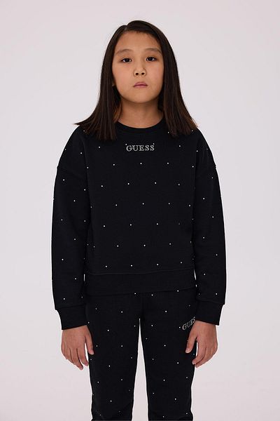 Guess Μαύρο φούτερ Bg Store για κορίτσια