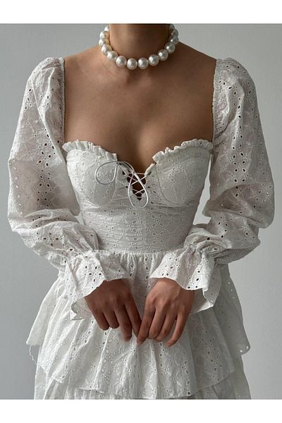 Kokosh moda Φόρεμα Oxfo με δέσιμο στο στήθος