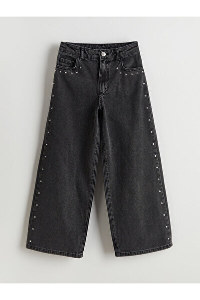 LC Waikiki Nevavm Wideleg Girl's Jean Pants with a Difference