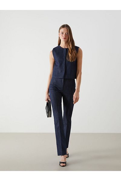 LC Waikiki Pantaloni Jean Flare pentru damă
