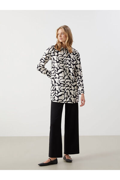 LC Waikiki Elastic Waist Textured Women's Trousers