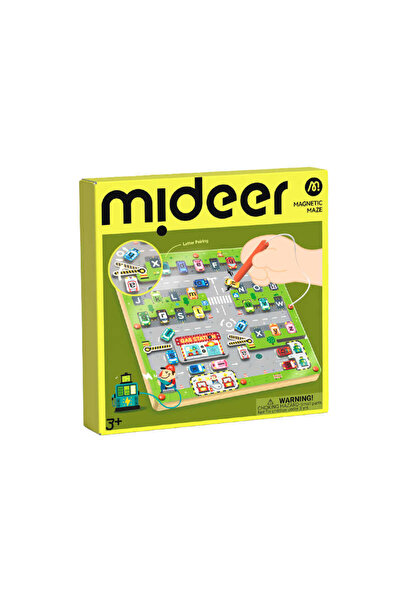 Floopy Joc educativ din lemn, magnetic, model parcare