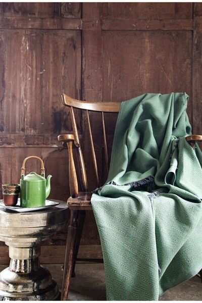 esdekor Green Maia Sofa Shawl 170*230 cm