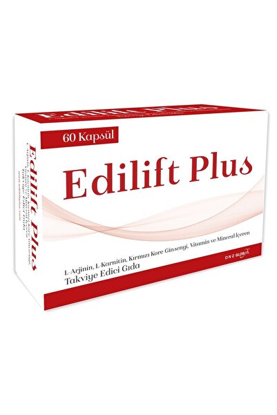 DNZ GLOBAL Edilift Plus – 60 Kapsül | L-arginin, L-karnitin, Kırmızı Kore Gin...