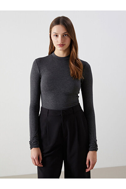 LC Waikiki Özmarka Νέα Σεζόν Γυναικείο Κορμάκι με Όρθιο Γιακά