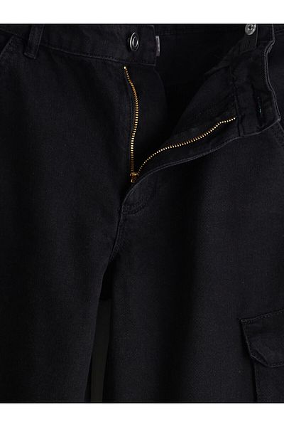 LC Waikiki Pantaloni cargo pentru fete cu talie elastică reglabilă