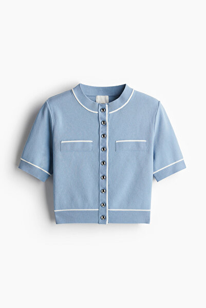 H&M Sıkı Örgülü Hırka