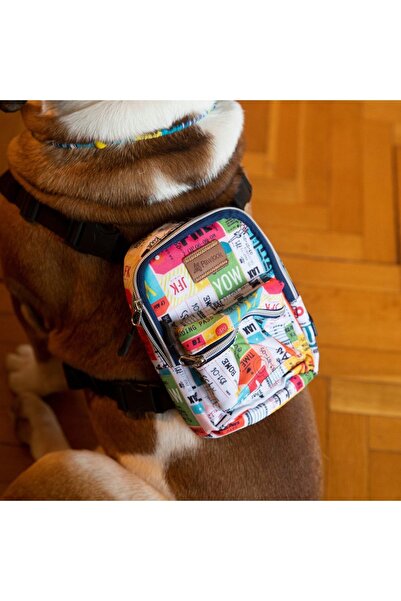 PAWLOOK Travel, Köpek Gögüs Tasması - Köpek Sırt Çantası-tasmalı Çanta,
