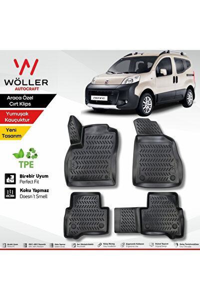 wöller Fiat Fiorino Paspas 2007 2020 Arası 3d Havuzlu Paspas