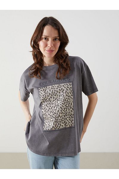 LC Waikiki Crew Neck Printed Women's T-Shirt