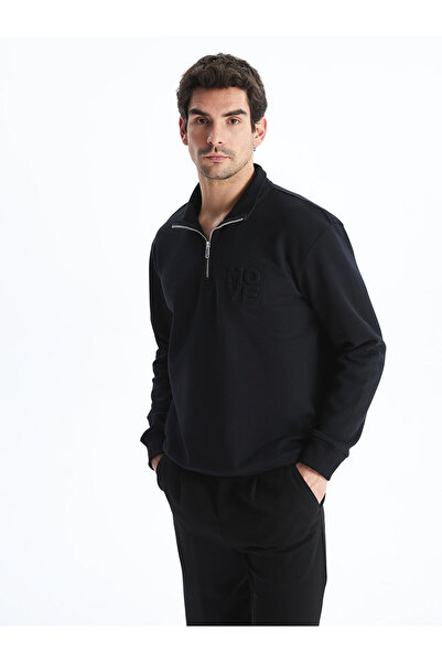 LC Waikiki Hanorac pentru bărbați cu guler negru