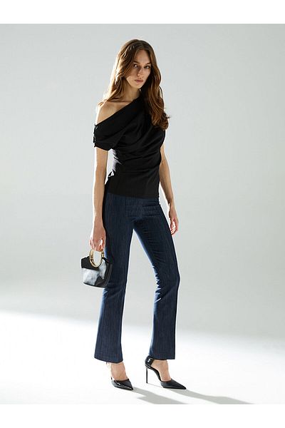 LC Waikiki Pantaloni Jean Flare pentru damă