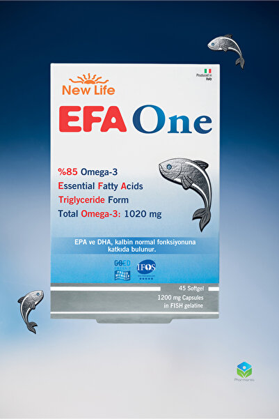 New Life Efa One Omega 3 Balık Yağı 45 Kapsül