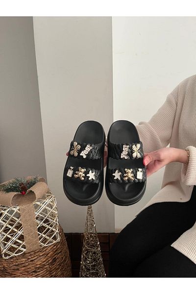 Behtah Kundura Stylish Design Open Front Beach Pool Garden Sea Summer Soft Thick Sole Daily Slippers