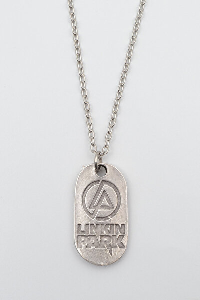 Bu Farklı Linkin Park Gümüş Kaplama Düz Zincir Kolye
