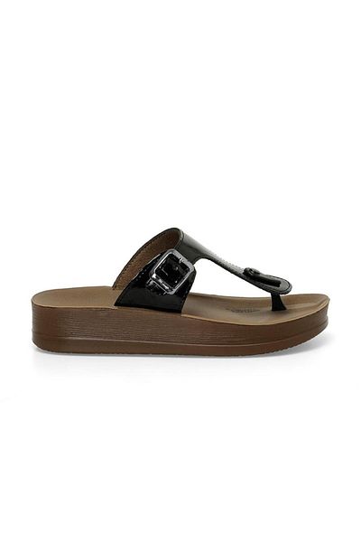 Polaris 405253   Women's Flip Flop Sole Patent Leather Daily Slippers