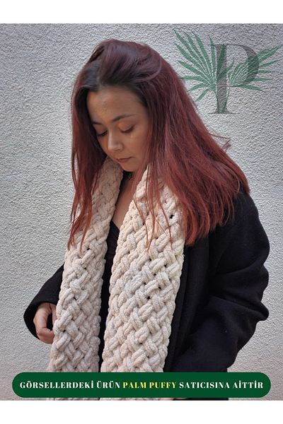 Alize ΠΛΕΚΤΟ Φουλάρι από άχυρο PALM PUFFY