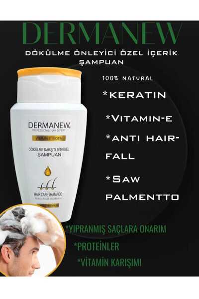 Dermanel Dermanew Dökülme Karşıtı Kadın Ve Erkek Özel İçerik Şampuan