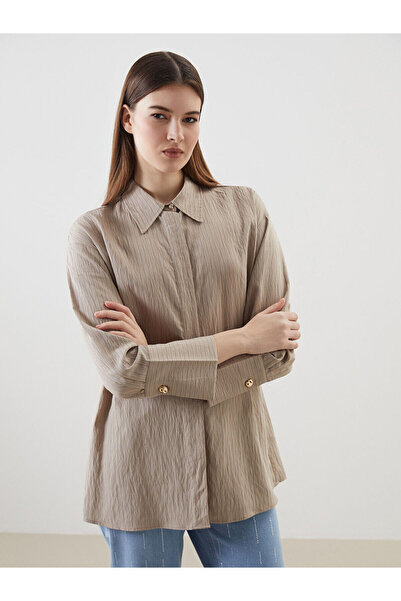 LC Waikiki Özmarka New Season Striped Women's Shirt Tunic