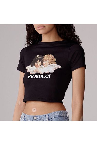 Gofeel Μπλούζα Belt Boy Fiorucci με εμπριμέ Crop μπλούζα