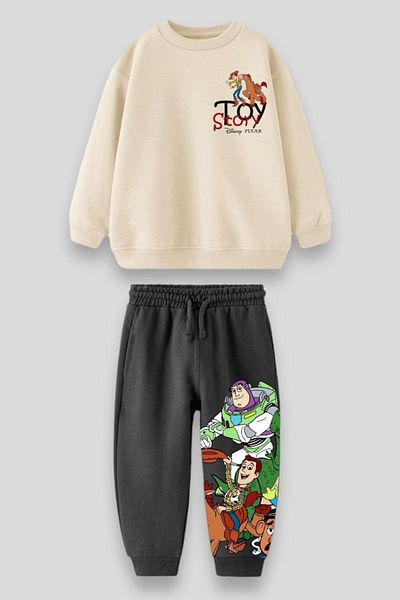Magu Boy's Cotton Toy Story Sweatshirt and Sweatpants Set - Winter