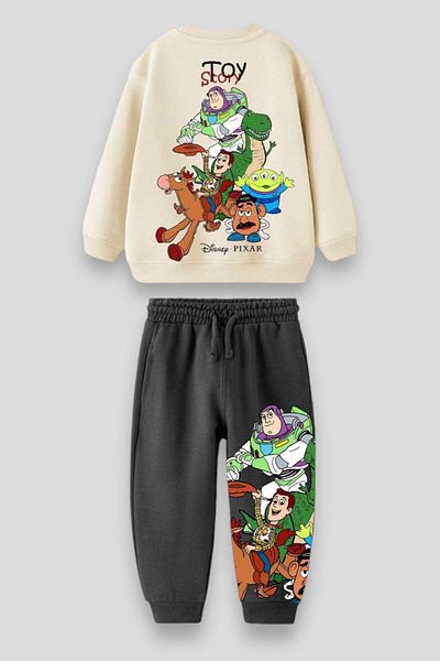 Magu Boy's Cotton Toy Story Sweatshirt and Sweatpants Set - Winter