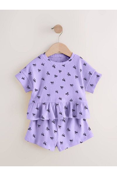 Bloom Ribbed Suit Girl 001