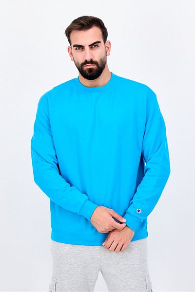 Champion Men Sportswear Fit Long Sleeve Outdoor Sweatshirts, Blue