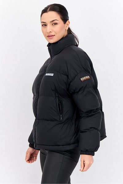 Napapijri Women Quilted Puffer Jacket, Black