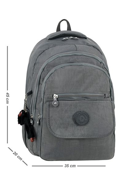 Niss Store Unisex Monkey Gift Waterproof Crinkle Daily Backpack and School Bag