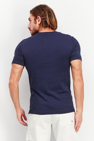 New Balance Men Sportswear Fit Short Sleeve Training T-Shirts, Navy
