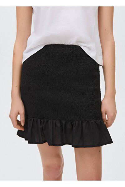 Mango Teen Kalın Pilili Etek