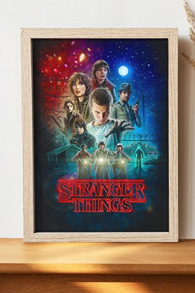 Sticksy Stranger Things Poster - Çerçevesiz Kalın Kağıt Tv Dizi Poster