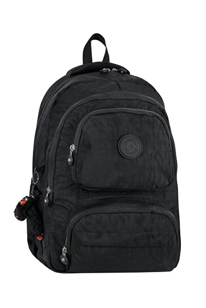 Niss Store Unisex Maymuncuk Hediyeli Suya Dayanıklı Krinkıl Günlük Sırt Çantası Ve Okul Çantası