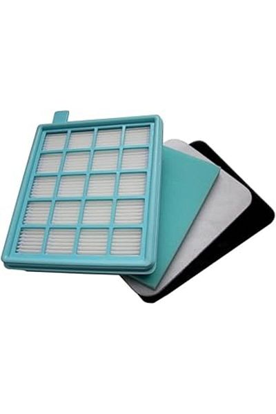 Mu Art Ahşap Popular Hepa Filter Set Compatible with Fc 8633/01 Powerpro Active