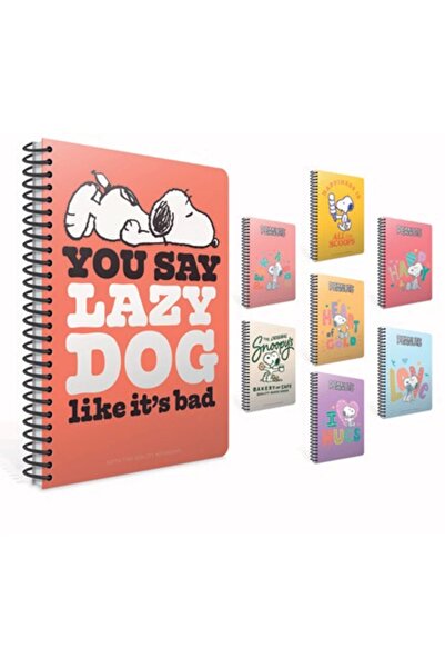 Gıpta GIPTA SNOOPY A4 SPİRALLİ KARTON KAPAK  80 YP KARELİ DEFTER